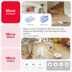 Roborock Q8 Max+ Robot Vacuum and Mop with Self-Emptying, Obstacle Avoidance, LiDAR Navigation, 5500Pa Suction Power, and App Control