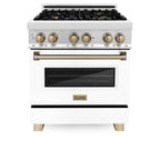 ZLINE KITCHEN AND BATH RAZ30CB professional gas range