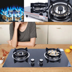 2-Burner Natural Gas Stove, Built-in Gas Cooktop Stove for Home Kitchen