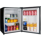 Magic Chef New 17.3 inch Width 1.7 Cu. ft. Compact Refrigerator with Single Door Color in Black