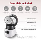Cuckoo CRP-P1009SW 10-Cup (Uncooked) Heating Pressure Rice Cooker & Warmer with Nonstick Inner Pot