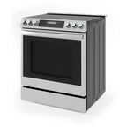 Midea 30-In Slide-In Electric Range with Wi-Fi Connectivity and Fan Convection, Stainless Steel,  MES30S2AST