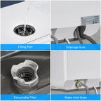 Portable Countertop Dishwashers, 6 Washing Programs, Compact Dishwashers with 5L Water Tank for Small Apartments
