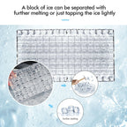 Portable Ice Maker 40Lbs/24H Countertop Self-Cleaning with Ice Scoop and Basket
