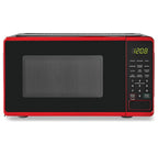 0.7 cu. ft. Countertop Microwave Oven, 700 Watts (Color : Red)