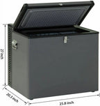 Smad 2.4 Cu ft Gas Fridge Chest Freezer Refrigerator 12V/110V Caravan Truck Home