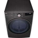 LG DLEX4000B 7.4 Cu. Ft. Ultra Large Capacity Smart wi-fi Enabled Front Load Electric Dryer with TurboSteam? and