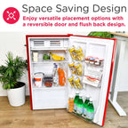 Frigidaire EFR376-C-PINK 3.2-Cu.-Ft. 65-Watt Retro Bar Fridge with Side Bottle Opener (Pink)