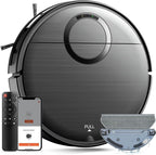 ONSON Robot Vacuum and Mop Combo, 2 in 1 Mopping Robotic Vacuum with Schedule, App/Bluetooth/Voice, Max Suction 2000Pa, Self-Charging Robot Vacuum Cleaner 04