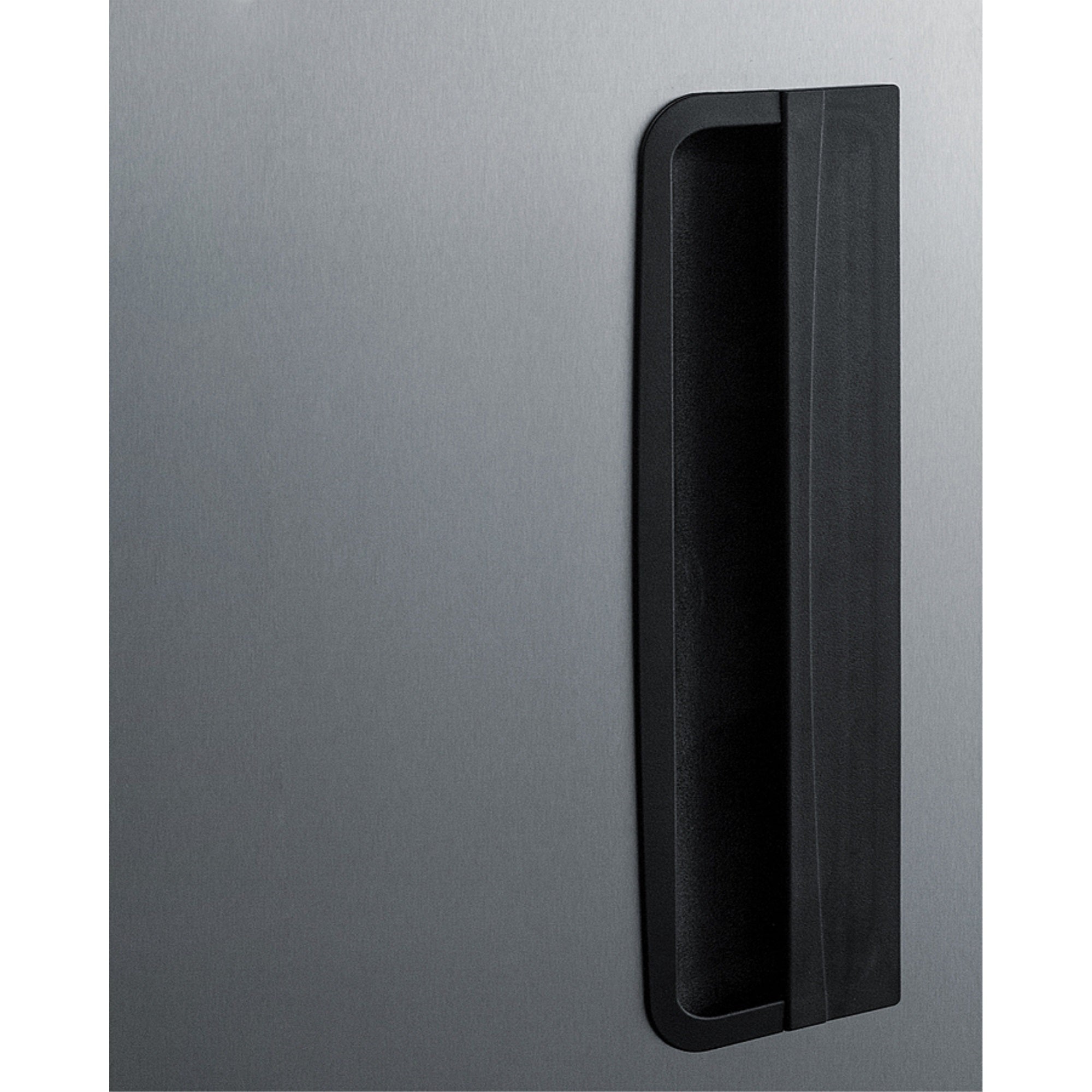 Commercially approved frost-free reach-in freezer in complete stainless steel, left hand door swing