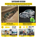 VEVOR Car Refrigerator 48Qt, Dual Zone Car Fridge Freezer12/24V DC & 110-240V AC Electric Compressor Cooler for Truck Vehicle RV
