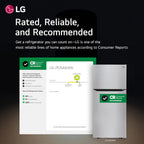 LG LTCS20030S 20 Cu. ft. Stainless Top Freezer Refrigerator - New