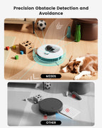Lefant M330 LiDAR Navigation Robot Vacuum and Mop, 450ml Visible Dustbin, 190?�� PSD Obstacle Avoidance, Multi-Level Mapping, Robot Vacuum Cleaner for Hardwood Carpets Pet Hair