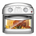 12.5 Quart 7-in-1 Convection Toaster Oven, 1500W, Stainless Steel, with 5 Pre-Set Menus �C Roast, Bake, Grill, Broil, Toast, Dehydrate & Defrost, Silver