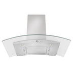 ZLINE 30 in. Wall Mount Range Hood in Stainless Steel & Glass (KN4-30)