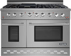 NXR  48" Stainless Steel Pro-Style Propane Gas Range with 7.2 cu.ft. Convection Oven SC4811LP