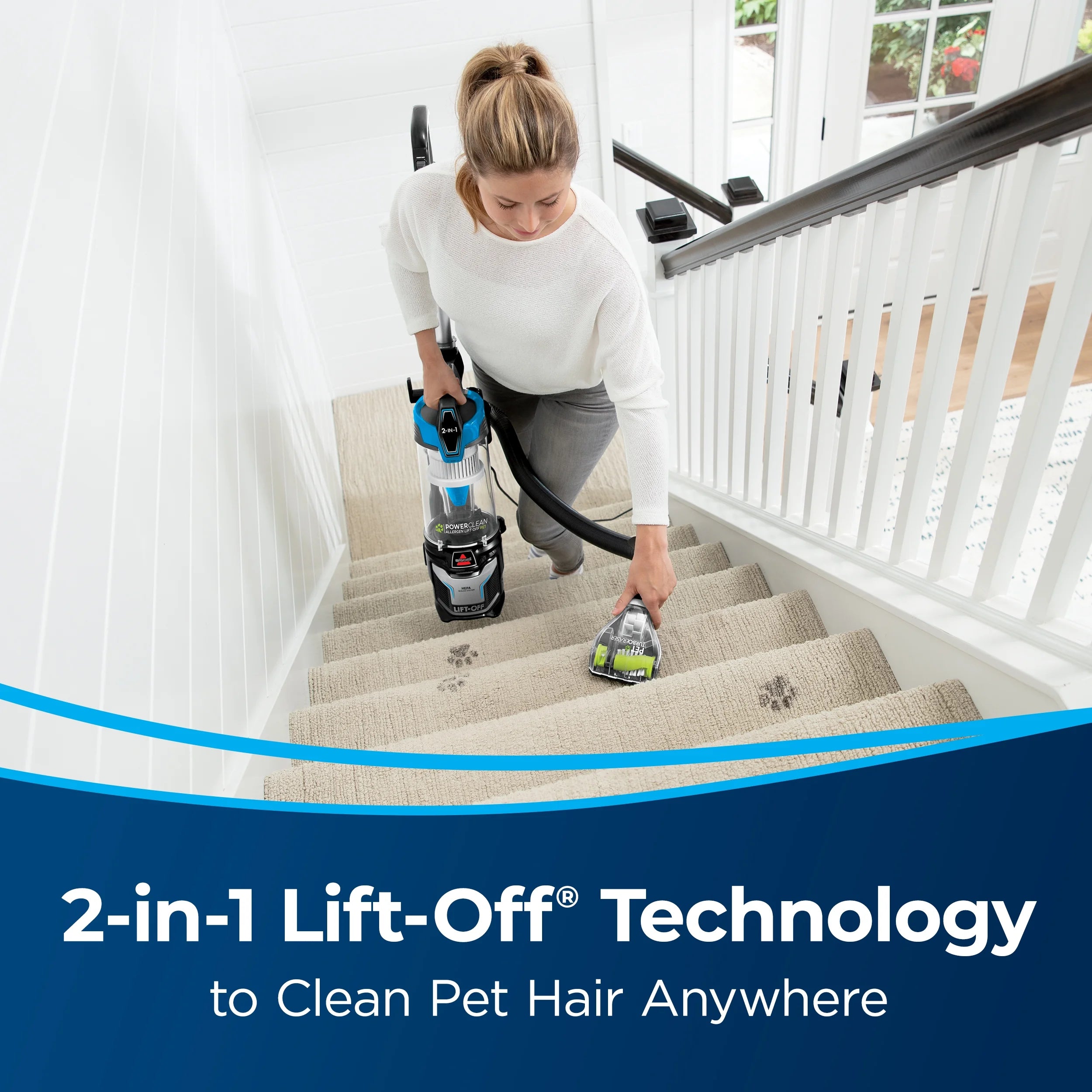 BISSELL? PowerClean? Allergen Lift-Off? Pet Upright Vacuum (3399)