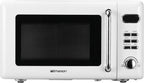Countertop Microwave Oven with Push Button Control, LED Display, 700W 5 Power Levels, 8 Auto Menus, Glass Turntable and Child Safety Lock, 0.7-inch��Thunderbird Blue