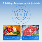 BANGSON 4.0 Cu.ft Small Refrigerator with Freezer,2 Door, Small Fridge with Freezer with Bottom Freezer,Silver