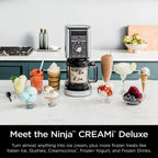 Restored Ninja CREAMi Deluxe 11-in-1 XL Ice Cream Maker, Silver (NC501) (Refurbished)