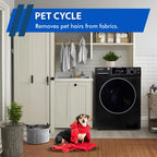 Equator 1.6 cu.ft./15 lbs Black 110V Front load Washer 15 programs + Pet Cycle