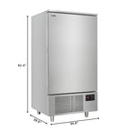 Commercial 10 Pan Reach-in Blast Chiller 88 lbs Rapid Chill / 77 lbs Rapid Freeze