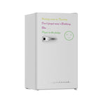 Frigidaire 3.2 Cu Ft Retro Dry Erase Compact Fridge, (EFR331-BLACK), Black