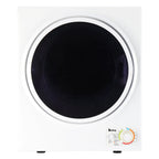 GYM25-78 Compact Portable Household clothes Dryer 1.6cuft with Stainless Steel Drum Black and White 120V MECHANICAL Control ETL Certification