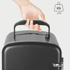 Mini Fridge,Skincare Fridge,Portable 4-Liter Capacity Makeup Fridge,Ideal for Bedroom, Dorm, Car and Office Use,Thermoelectric Cooler and Warmer,Car Fridge (Black)