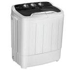 Kadyn Washer, Laundry Washing Machine,8 Lbs Compact Mini Twin Tub Washing Spiner Machine for Home and Apartment