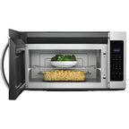 Whirlpool 1.7 Cu. Ft. Microwave Hood Combination Black