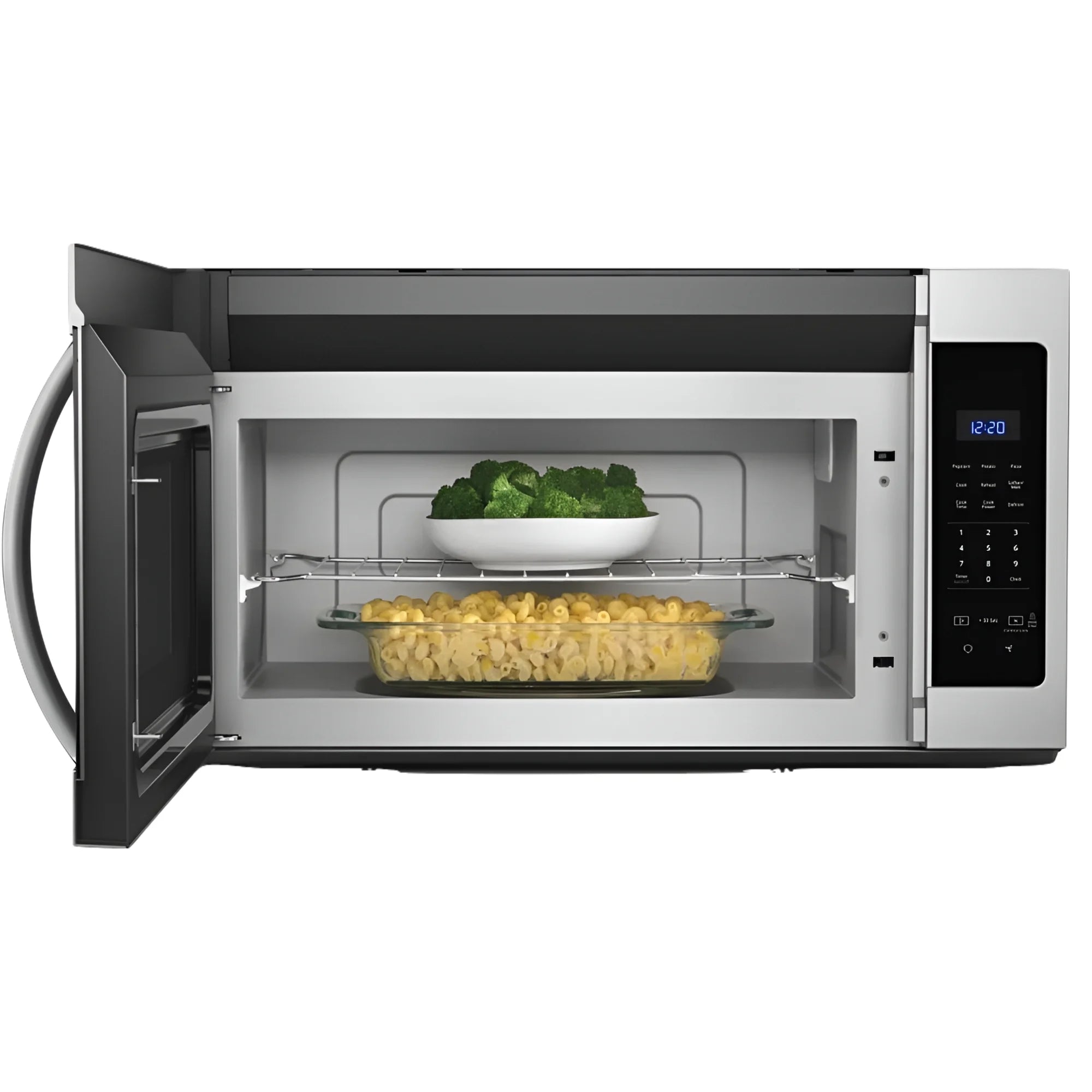 Whirlpool 1.7 Cu. Ft. Microwave Hood Combination Black