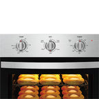 Empava 24 inch Electric Single Wall Oven, Stainless Steel Built-in Wall Oven, Mechanical Knobs Control, 24WOE40L