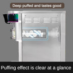Kolice Commercial 3 Flavors Soft Serve Ice Cream Machine-Full Transparent Dispenser,Upper tanks Coolated