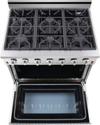 NXR Range 36�?5.5 cu ft Gas Range in Stainless Steel