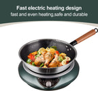 Induction Cooktop 1700W 85V~120V Wok Pan (included) Portable Electric Stove 18 Hours Timer 16 Level Temp&Power Ctrl Cookware Appliances Skillet Plates