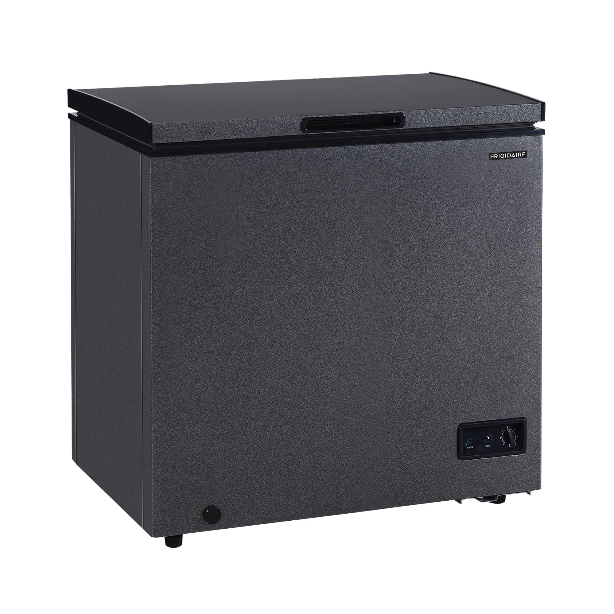 Frigidaire, 5.0 Cu. ft. Chest Freezer, Black Granite Design