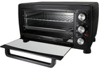Aiwa Convection Toaster Oven, Countertop Oven with Bake, Toast, & Broil Functions, 1400W, Black