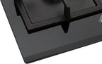K&H 5 Burner 30 Inch Built-in LPG/Propane Gas Stove Top Glass Surface Cast Iron Cooktop UL/ETL Certified 5-GCW-LPG