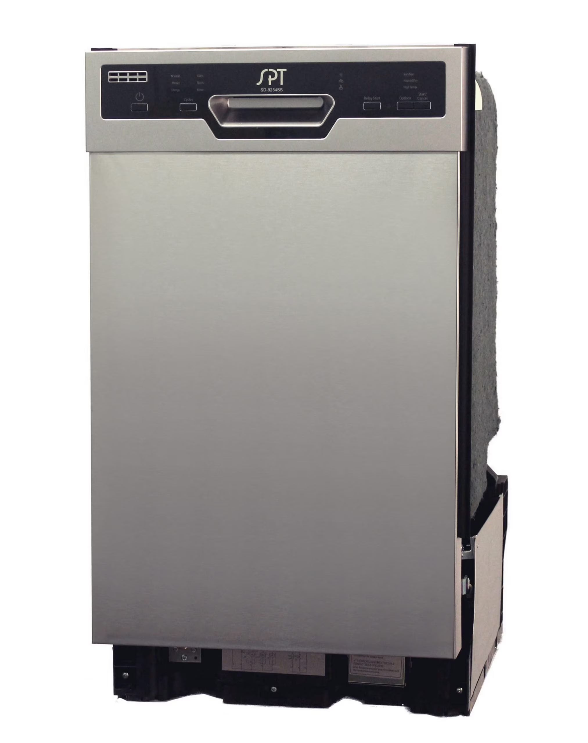 Energy Star 18" Built-In Dishwasher w/Heated Drying - Stainless