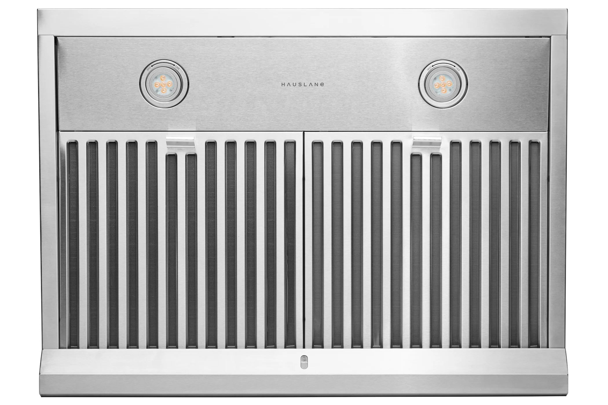 "Hauslane Chef Series 30"" UC-PS18 Under Cabinet Range Hood, Heavy Duty, 3-Way Venting, LED Lamps, Stainless Steel"