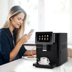 Hipresso CM-1001 Programmable Super-automatic Espresso Coffee Machine with Large 7 inches HD TFT Display