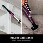 Shark Upright Vacuum, Stratos, Pet Friendly, Bagless, Ultra Powerful Suction, Hard Floor and Carpet, DuoClean PowerFins HairPro, Self-Cleaning Brushroll, Odor Neutralizer Technology, AZ3000, Burgundy