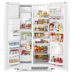 WHIRLPOOL WRS325SDHW side by side freestanding refrigerator