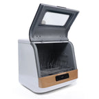 TOOL1SHOoo Portable Countertop Dishwasher with Large Capacity Air Dry Function 3 Washing Programs