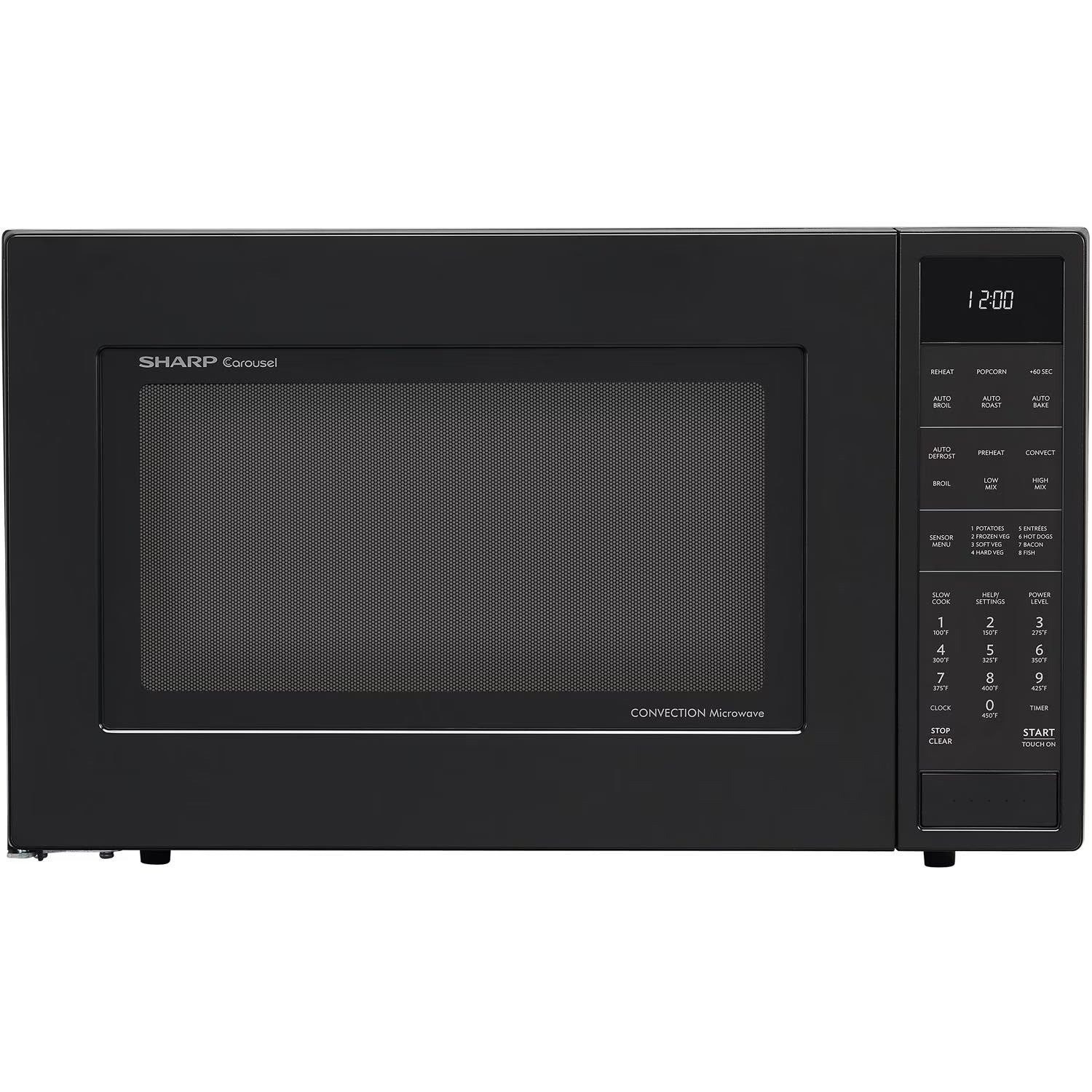 Sharp 1.5 Cu. Ft. 900W Convection Microwave Oven, Stainless Steel