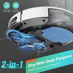 ONSON Robot Vacuum Cleaner, 2 in 1 Mop Combo for Pet Hair, Hard Floor