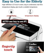 GXCZ Insulin Cooling Box Refrigerator Insulin Cooler Travel Box, Insulin Cooler, Refrigerator, USB Charging Thermostatic Refrigerator With Bag And Handle