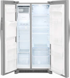 Frigidaire FRSS2623AS 26 Cu. Ft. 36" Standard Depth Side-by-Side Refrigerator, Energy Star Certified, Stainless Steel