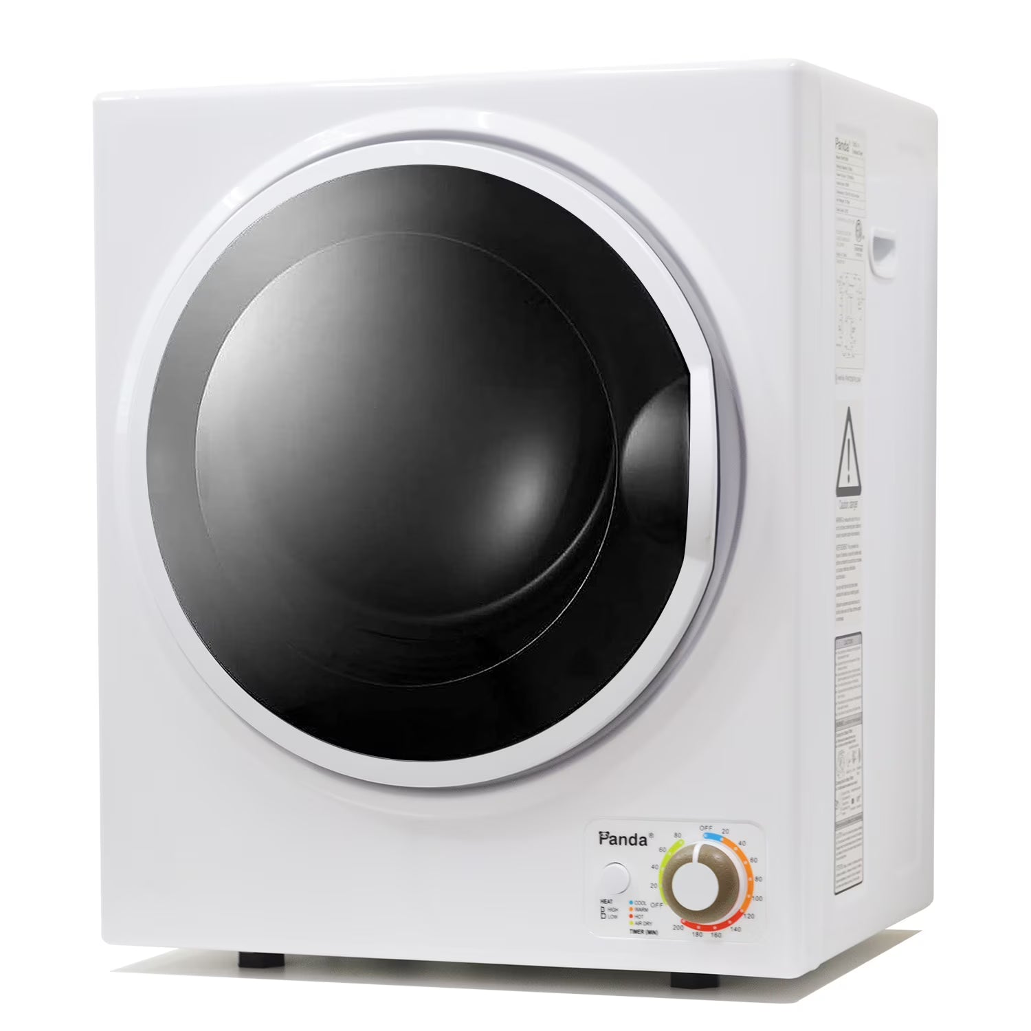 Panda Small Mini Compact Dryer 110V Stainless Steel Drum 1.50cu.ft